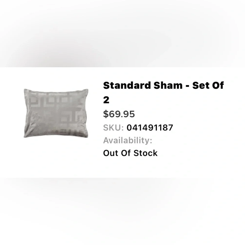 Z Gallerie king duvet + 2 king shams pattern per regular pictures.